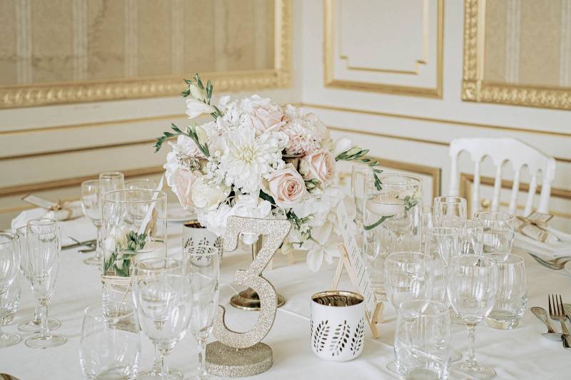 Table pour repas de mariage