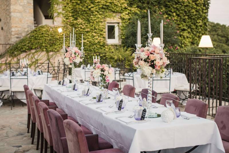 Grande table de mariage